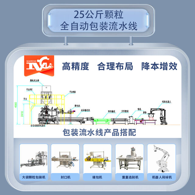 25公斤颗粒全自动包装流水线